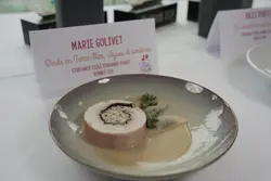 "Dinde en Terre-Mer, algues et sardines" de Marie Golivet.