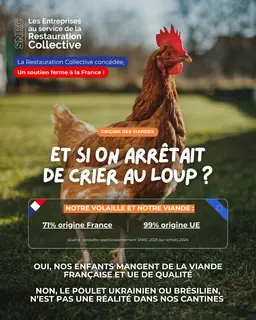 Et si on arrêtait de crier au loup ? Affiche de la campagne d'information du SNRC.